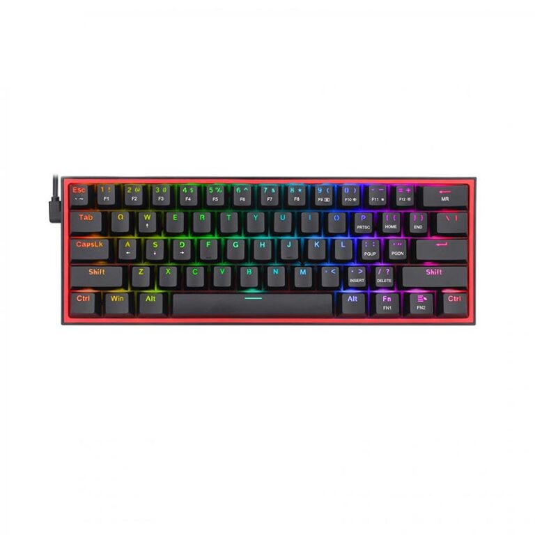 کیبورد مکانیکال گیمینگ ردراگون K617 FIZZ RGB Black