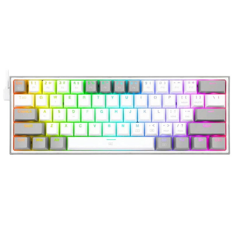 کیبورد مکانیکال گیمینگ ردراگون K617 FIZZ RGB WG