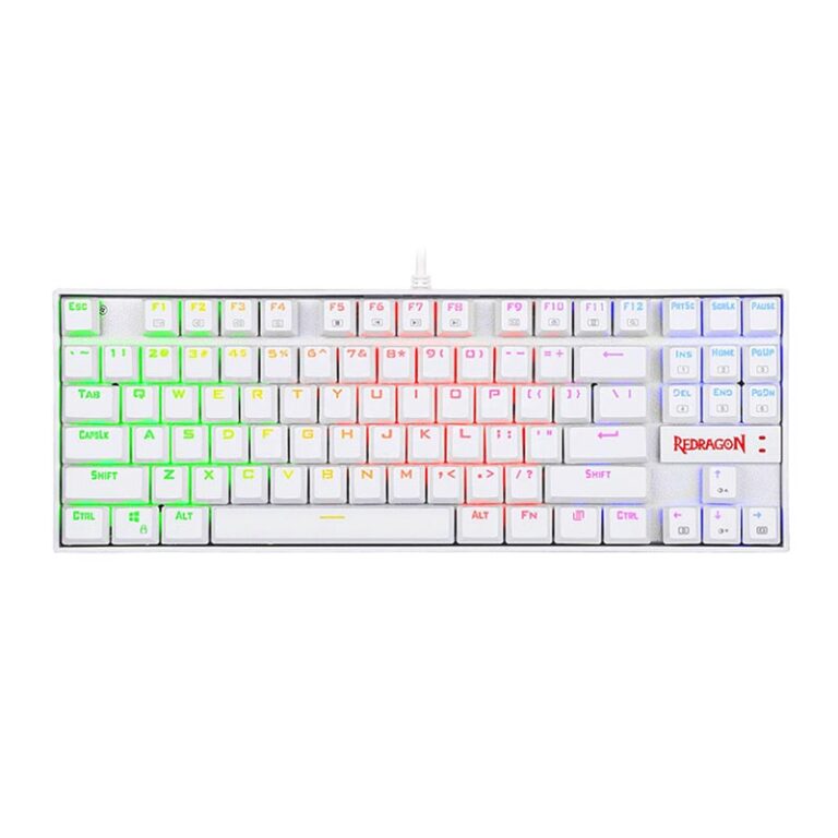 کیبورد مکانیکال گیمینگ ردراگون KUMARA K552 RGB White
