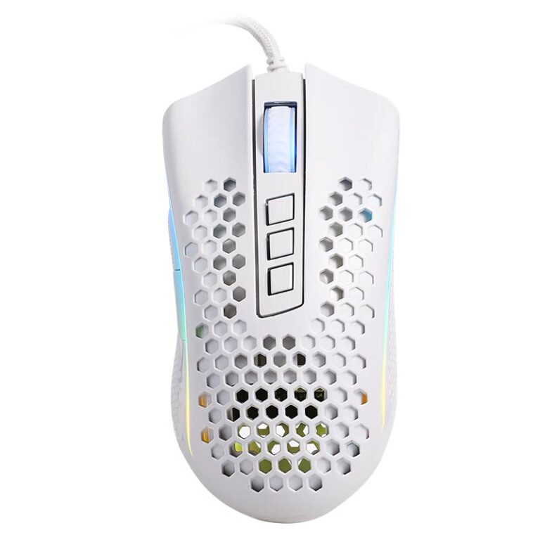 موس گیمینگ ردراگون Storm M808 White