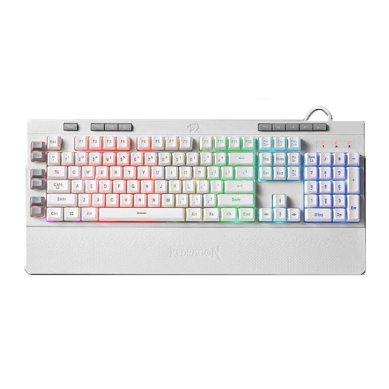 کیبورد گیمینگ ردراگون K512 Shiva RGB White