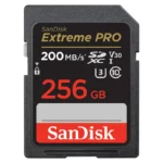 کارت حافظه SD سن دیسک Extreme PRO 200MBps ظرفیت 256 گیگابایت