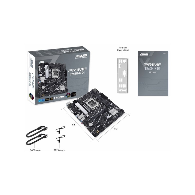 مادربرد ایسوس مدل PRIME B760M-K D4