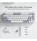 کیبورد مکانیکال گیمینگ ردراگون Castor K631 Grey