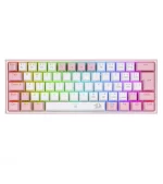 کیبورد مکانیکال گیمینگ ردراگون K617 FIZZ White-Pink