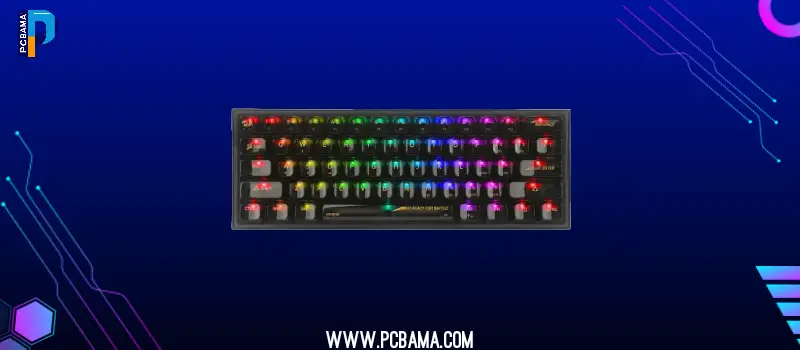 کیبورد مکانیکال گیمینگ ردراگون K617 CTB RGB Black