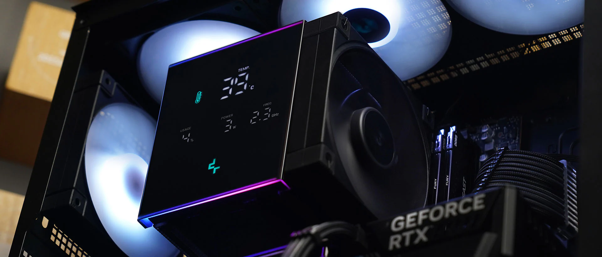 خنک کننده پردازنده دیپ کول مدل AK620 DIGITAL PRO