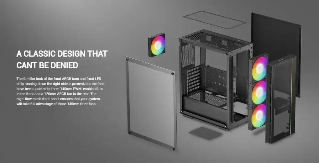 کیس کامپیوتر دیپ کول مدل MATREXX 55 MESH V4