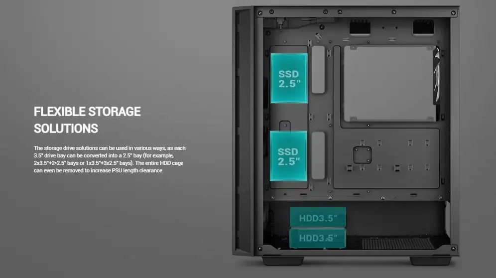 کیس کامپیوتر دیپ کول مدل MATREXX 55 MESH V4 C