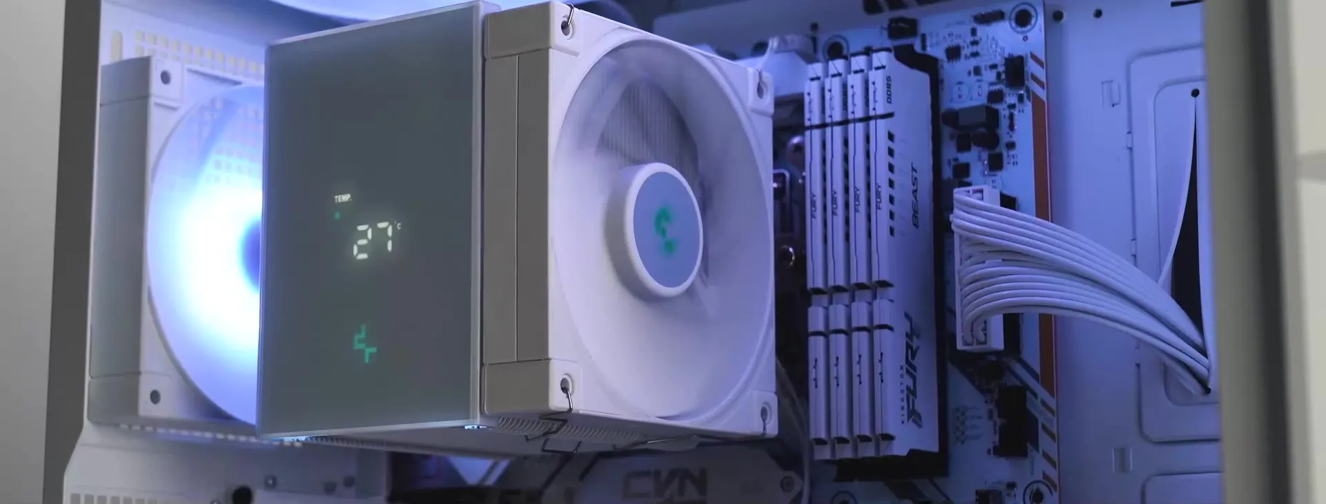 خنک کننده پردازنده دیپ کول AG500 White ARGB