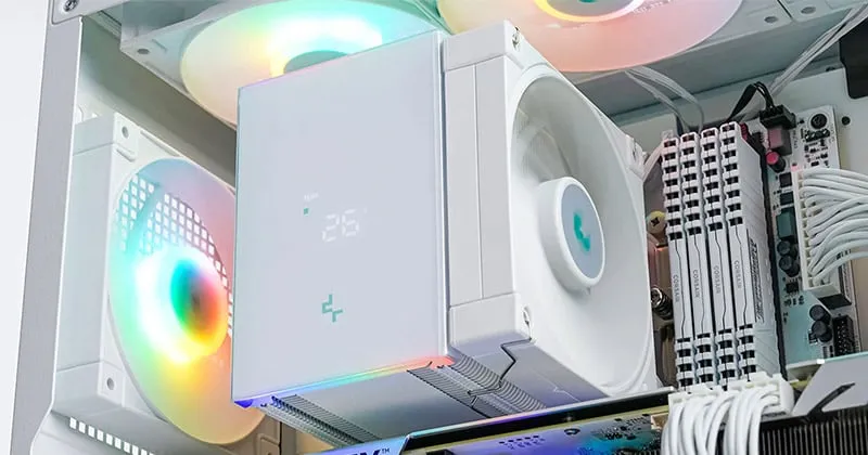 خنک کننده پردازنده دیپ کول AG500 White ARGB