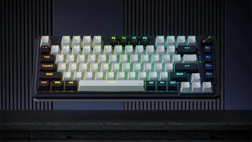 کیبورد بی سیم/باسیم مکانیکال گیمینگ ردراگون Geb K673WB PRO