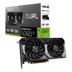 کارت گرافیک ایسوس RTX 5060 Ti OC Dual حافظه 8 گیگابایت