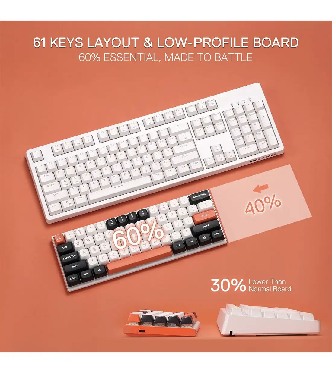 کیبورد مکانیکال گیمینگ ردراگون Fidd K683 WBO RGB