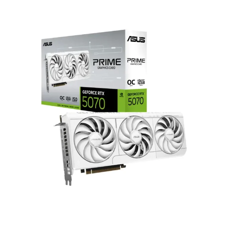 کارت گرافیک ASUS Prime RTX 5070 OC 12G White Edition