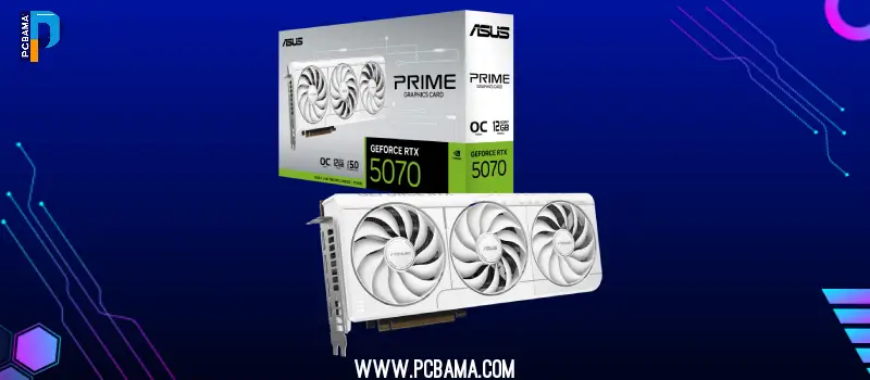 کارت گرافیک ASUS Prime RTX 5070 OC 12G White Edition