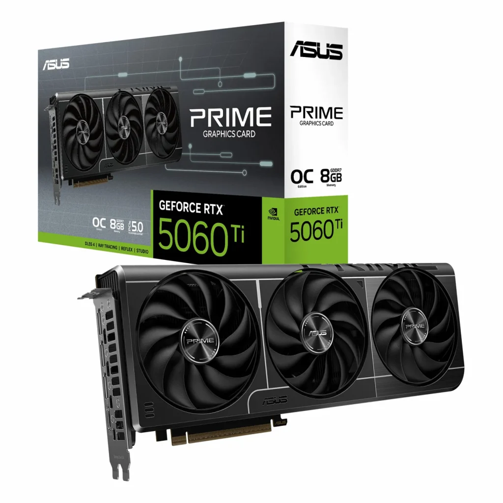 کارت گرافیک ASUS Prime RTX 5060 Ti OC 8GB