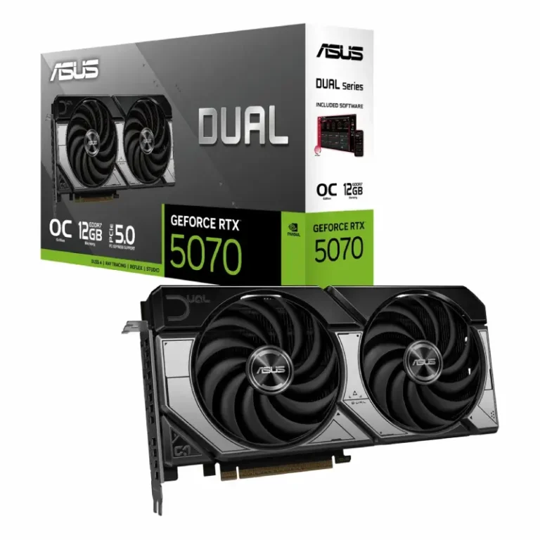 کارت گرافیک ASUS DUAL RTX 5070 OC 12G