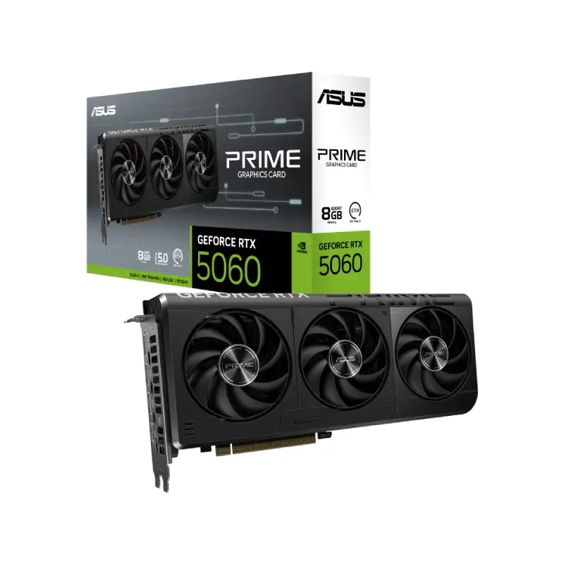 کارت گرافیک ایسوس PRIME GeForce RTX 5060 8GB OC Edition