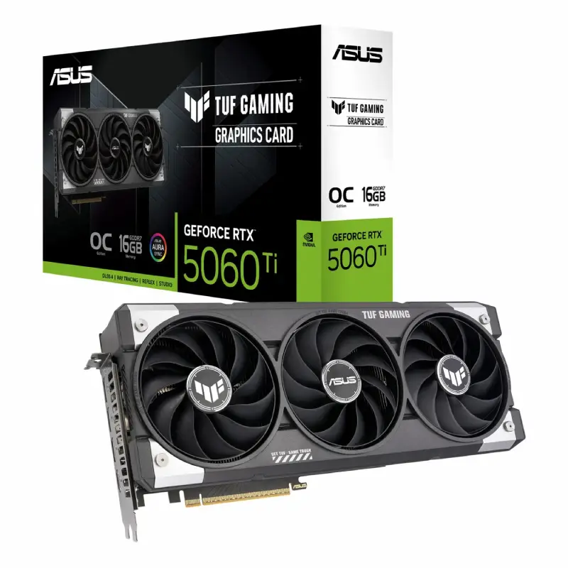 کارت گرافیک ASUS TUF GAMING RTX 5060 Ti OC 16GB
