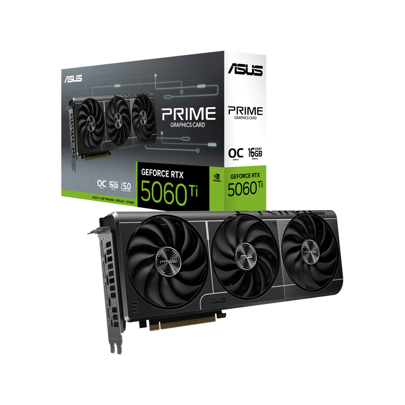 کارت گرافیک ایسوس ASUS PRIME RTX 5060 TI OC 16G GDDR7