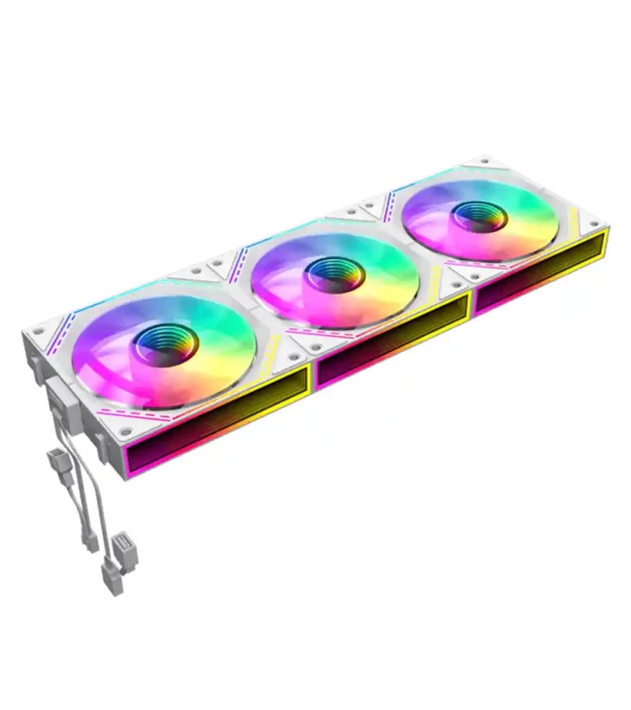 فن کیس گیمینگ گیم‌ مکس FN12A S3I White بسته 3 عددی