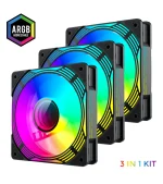 فن کیس گیمینگ گیم‌ مکس KF300R Black بسته 3 عددی - تصویر 3