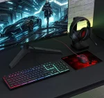 باندل گیمینگ هدست و کیبورد و موس و موس پد ردراگون Essentials S107P-BA - تصویر 4