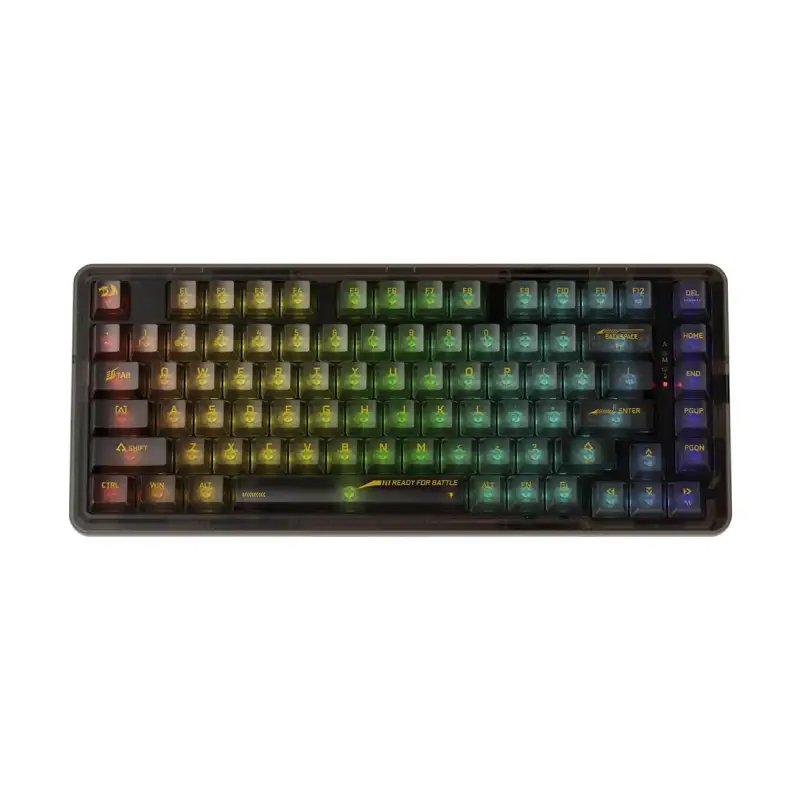 کیبورد بی سیم مکانیکال گیمینگ ردراگون ELF PRO K649 کیبورد بی سیم مکانیکال گیمینگ ردراگون ELF PRO K649