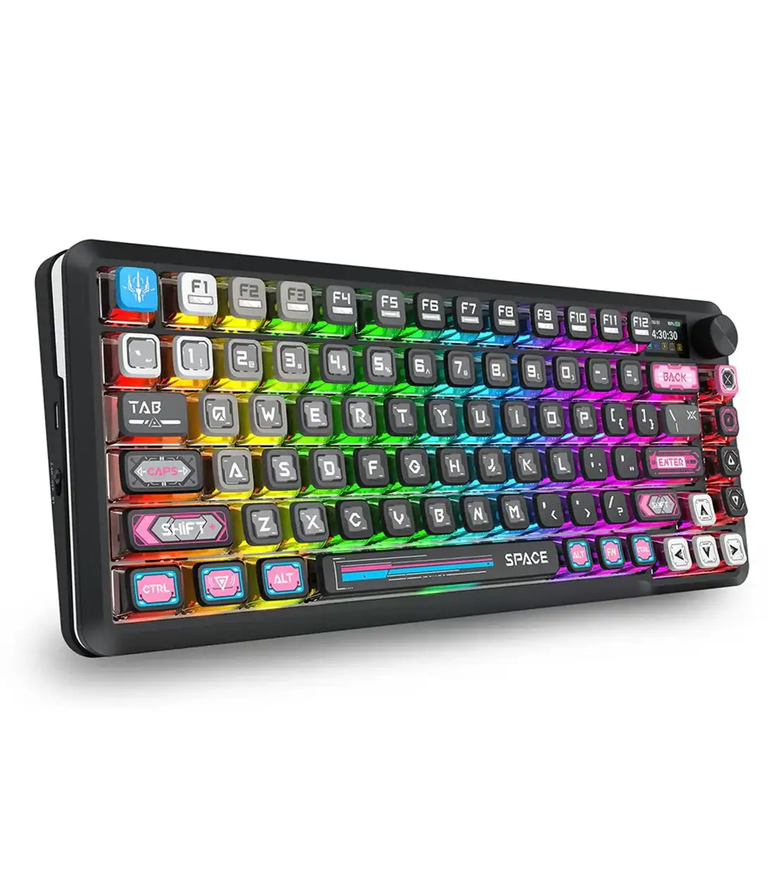 کیبورد بی سیم گیمینگ ردراگون FLEKACT K708 MC PRO RGB