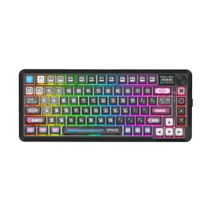 کیبورد بی سیم گیمینگ ردراگون FLEKACT K708 MC PRO RGB