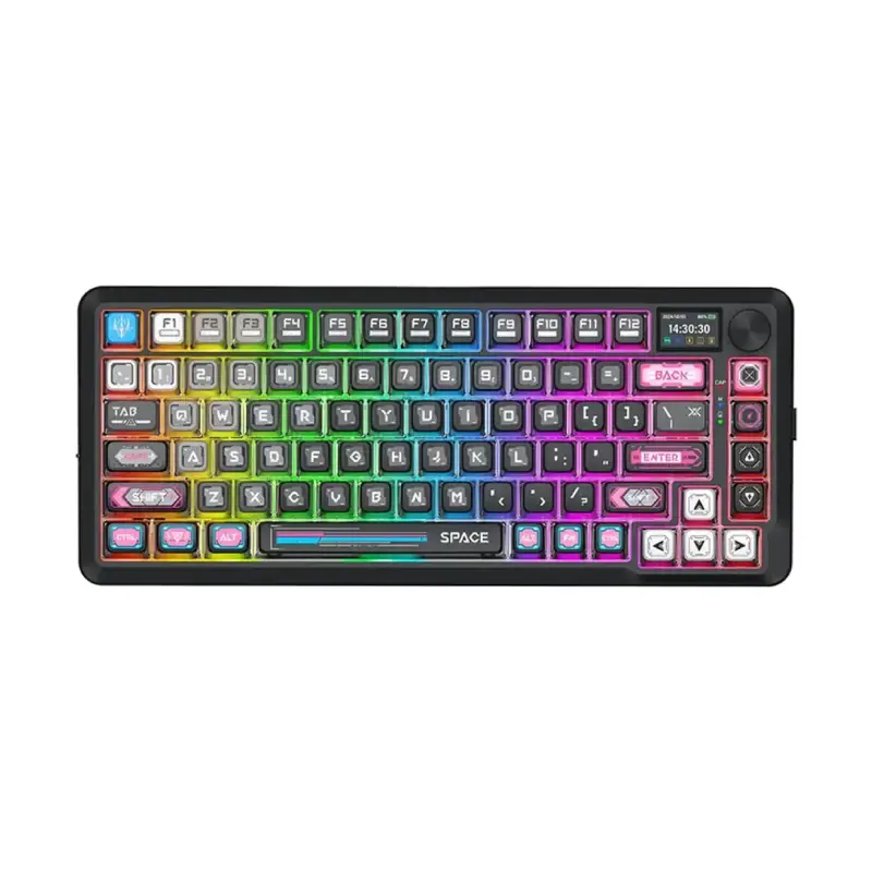 کیبورد بی سیم گیمینگ ردراگون FLEKACT K708 MC PRO RGB کیبورد بی سیم گیمینگ ردراگون FLEKACT K708 MC PRO RGB