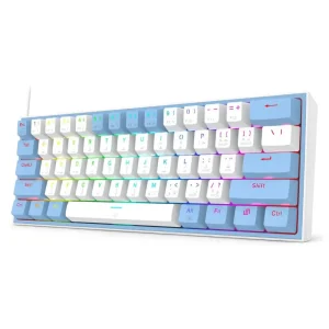 کیبورد مکانیکال گیمینگ ردراگون K617 FIZZ WB