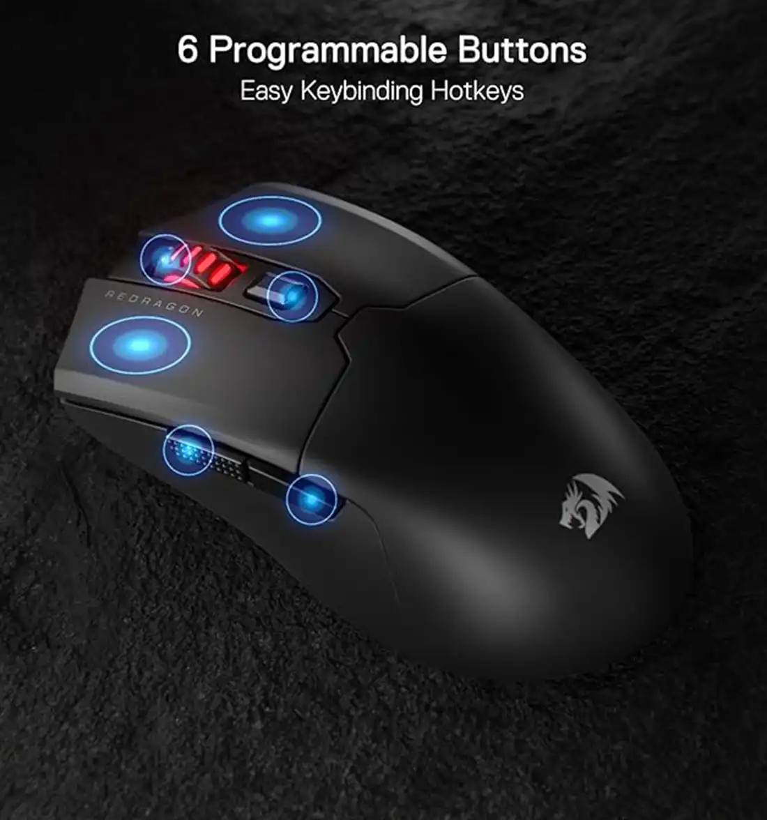 موس بی سیم گیمینگ ردراگون FYZU M995 Pro