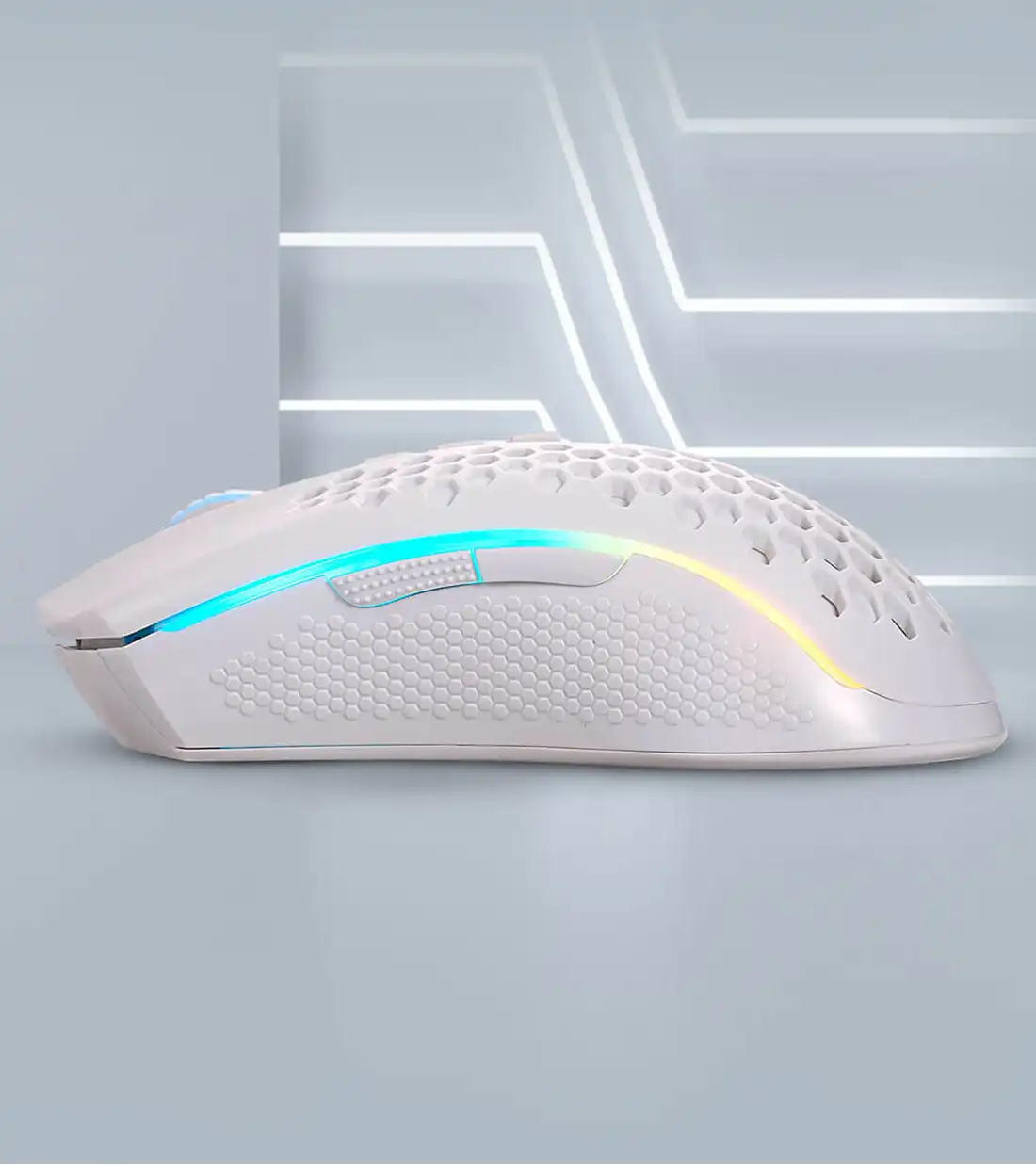 موس بی سیم گیمینگ ردراگون Storm Pro M808-KS White