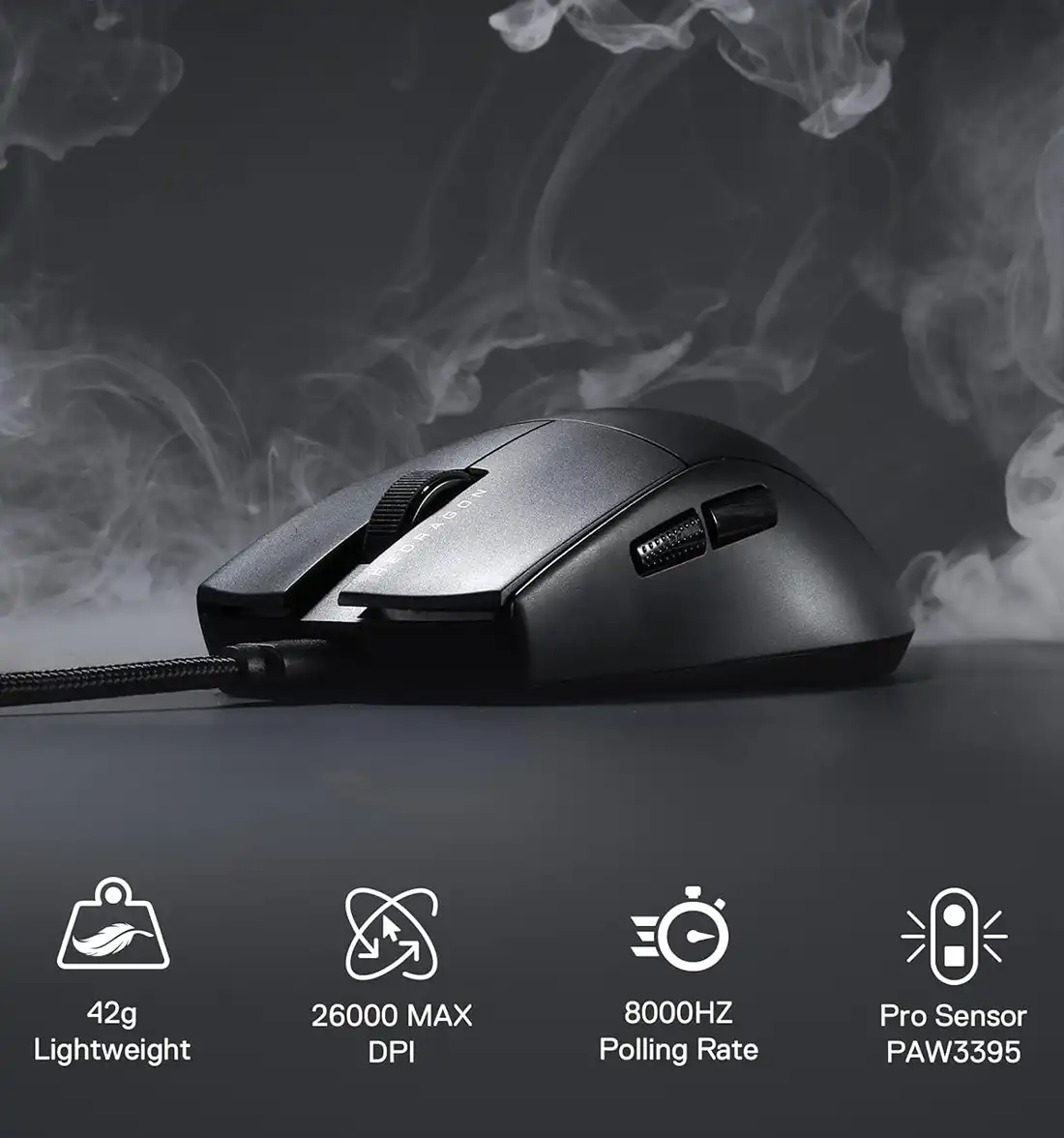 موس گیمینگ ردراگون K1NG M996