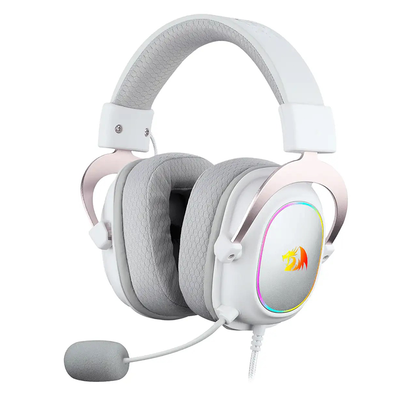 هدست گیمینگ ردراگون ZEUS-X H510 White RGB
