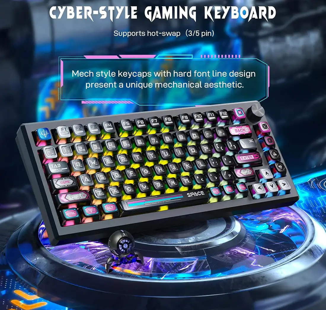 کیبورد بی سیم مکانیکال گیمینگ ردراگون K732MC RGB PRO