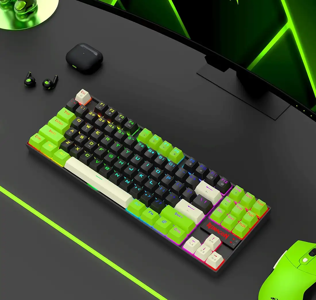 کیبورد مکانیکال گیمینگ ردراگون KUMARA K552 BGC-M RGB