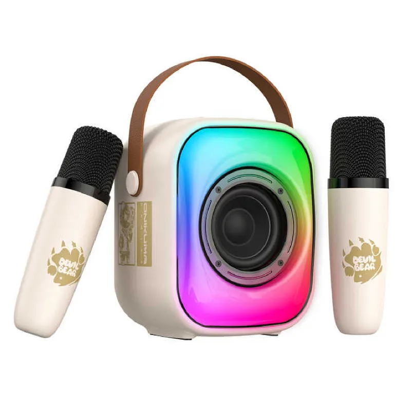 اسپیکر اونیکوما به همراه میکروفون سفید مدل L7 RGB White