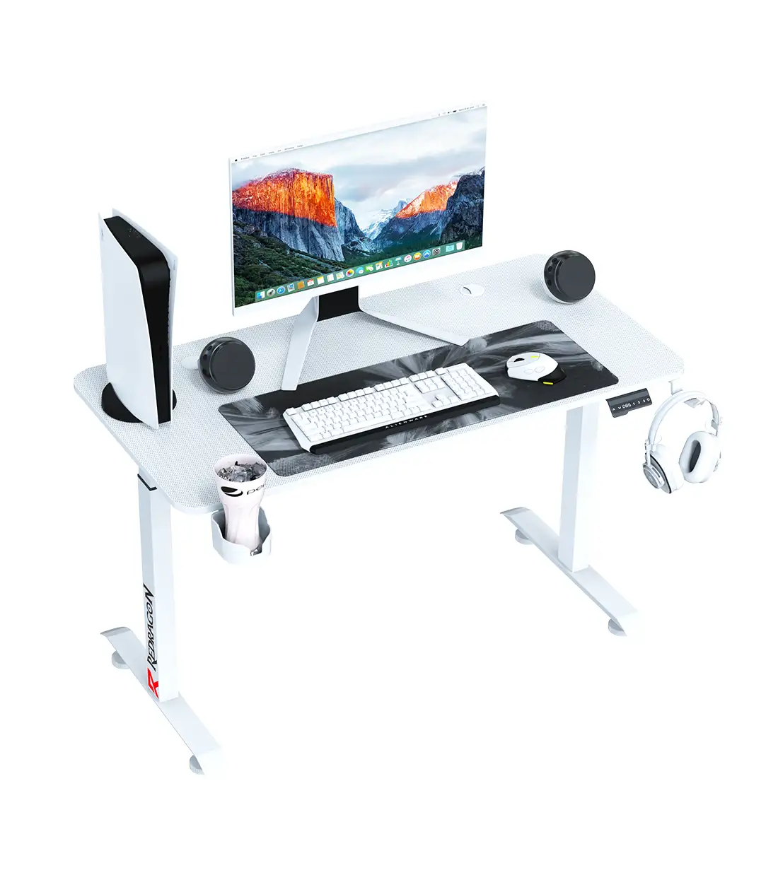 میز گیمینگ موتور دار ردراگون GD-3500W-M 140cm