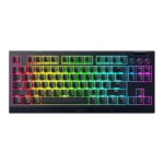 کیبورد بی‌ سیم گیمینگ ریزر مدل BlackWidow V4 TKL HyperSpeed