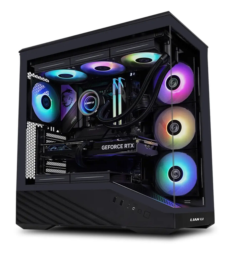 کیس گیمینگ لیان لی Vector V100R Black