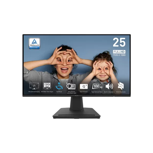 1-32.webp مانیتور ام اس آی 24.5 اینچی مدل PRO MP252 - تصویر 1