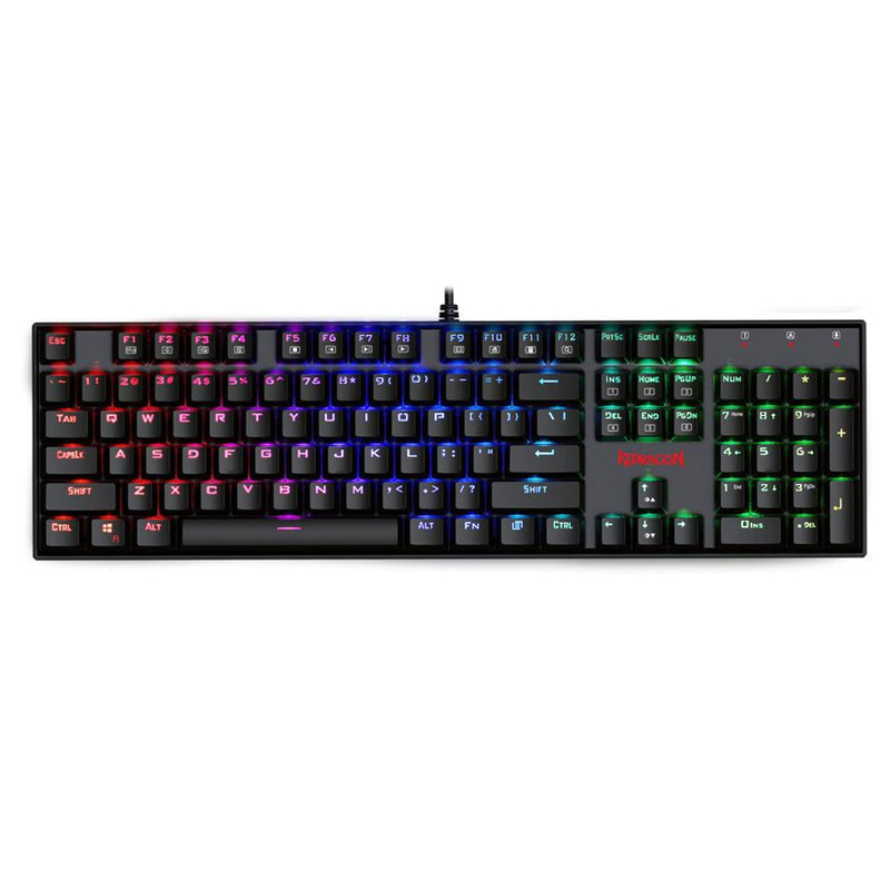 119699802.jpg کیبورد مکانیکال گیمینگ ردراگون MITRA K551 RGB (دارای حروف فارسی) - تصویر 1