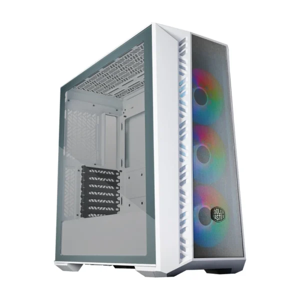26d6fd80d3e23230c151936e45260ce54cd19cb4_1697289908-1.webp کیس کامپیوتر کولر مستر مدل MASTERBOX 520 White - تصویر 1