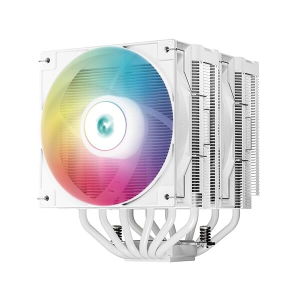 Version 1.0.0 خنک کننده پردازنده دیپ کول مدل AG620 White ARGB - تصویر 1