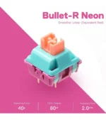 سوئیچ کیبورد مکانیکال ردراگون A113 Bullet R - تصویر 2