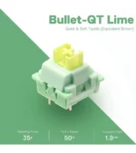 سوئیچ کیبورد مکانیکال ردراگون A113 Bullet QT - تصویر 3