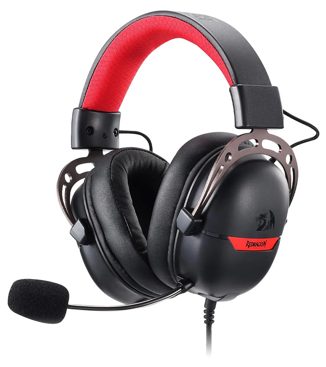 AURORA-H376-Black-1.webp هدست گیمینگ ردراگون AURORA H376 Black - تصویر 1